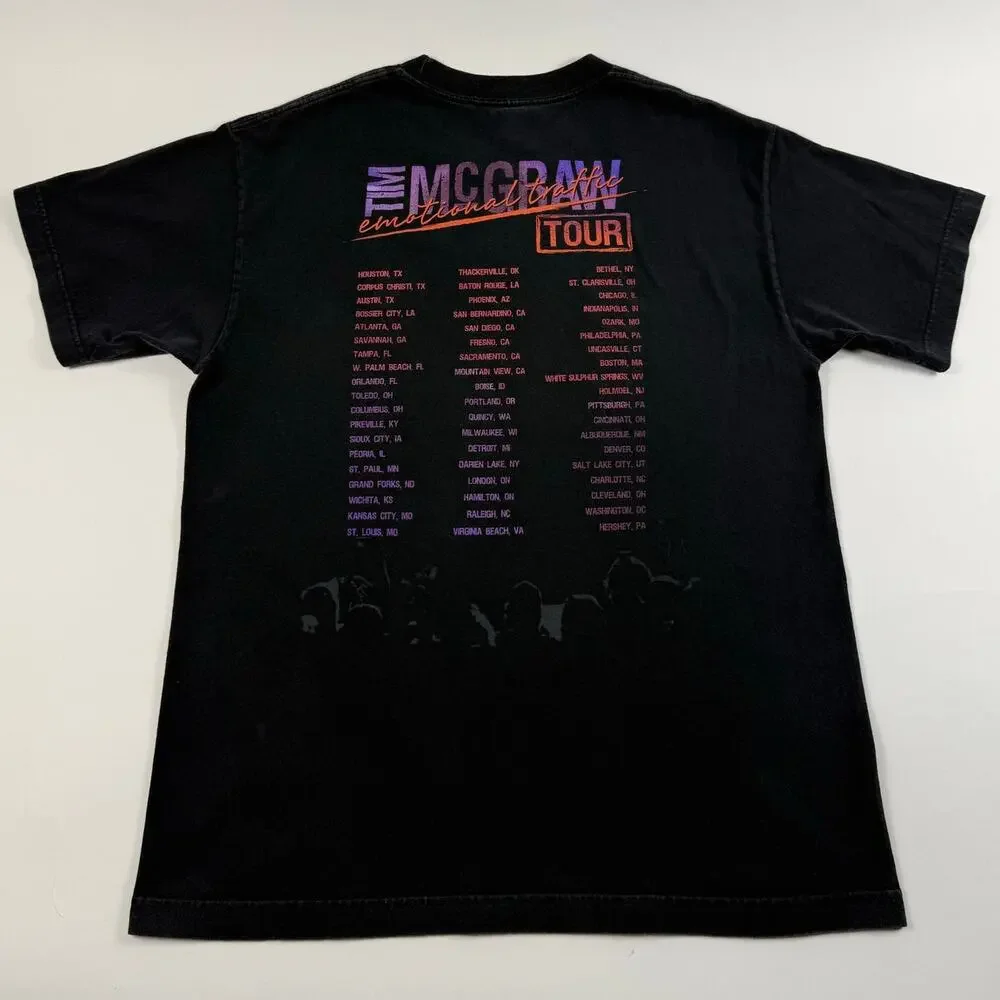Tim Mcgraw Emotional Traffic 2011 Concert Tour Country Music Shirt Size Large